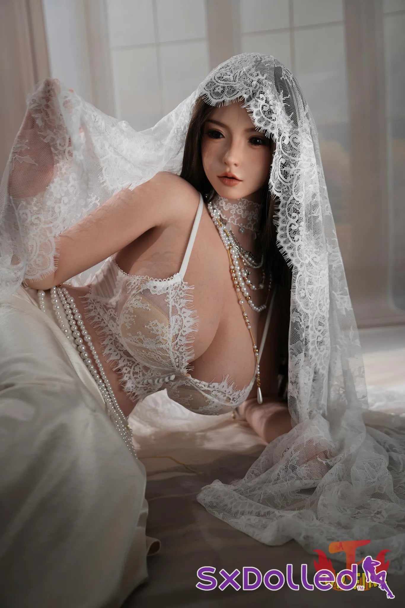 Grace C (I-Cup) (162cm) | Curvy Asian Bride Sex Doll | Top Fire Doll I-Cup / 162cm / Brunette Sex Doll