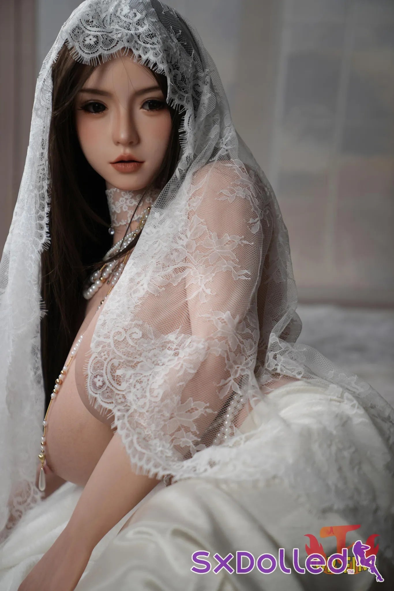 Grace C (I-Cup) (162cm) | Curvy Asian Bride Sex Doll | Top Fire Doll I-Cup / 162cm / Brunette Sex Doll
