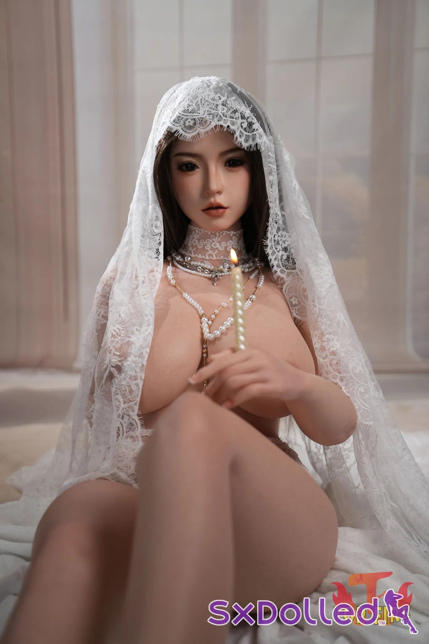 Grace C (I-Cup) (162cm) | Curvy Asian Bride Sex Doll | Top Fire Doll I-Cup / 162cm / Brunette Sex Doll