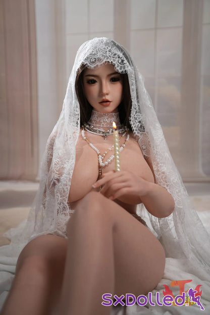 Grace C (I-Cup) (162cm) | Curvy Asian Bride Sex Doll | Top Fire Doll I-Cup / 162cm / Brunette Sex Doll
