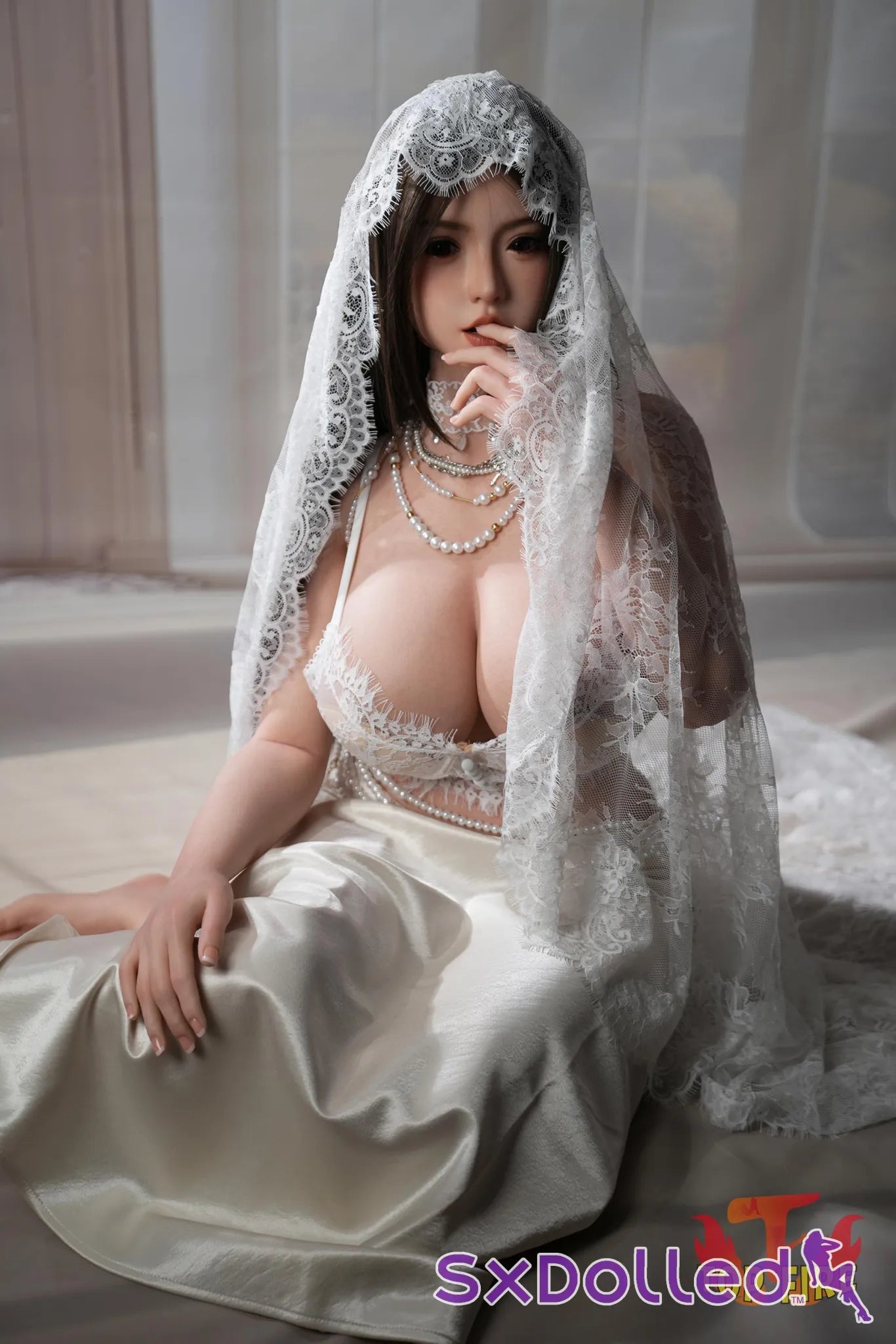 Grace C (I-Cup) (162cm) | Curvy Asian Bride Sex Doll | Top Fire Doll I-Cup / 162cm / Brunette Sex Doll