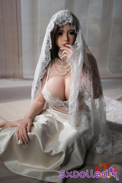 Grace C (I-Cup) (162cm) | Curvy Asian Bride Sex Doll | Top Fire Doll I-Cup / 162cm / Brunette Sex Doll