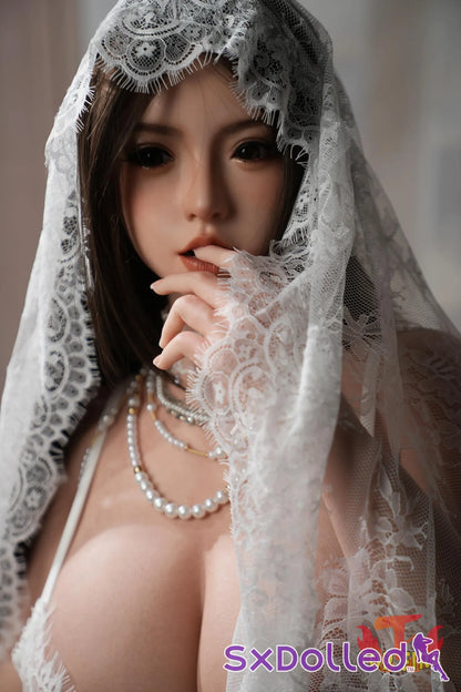 Grace C (I-Cup) (162cm) | Curvy Asian Bride Sex Doll | Top Fire Doll I-Cup / 162cm / Brunette Sex Doll