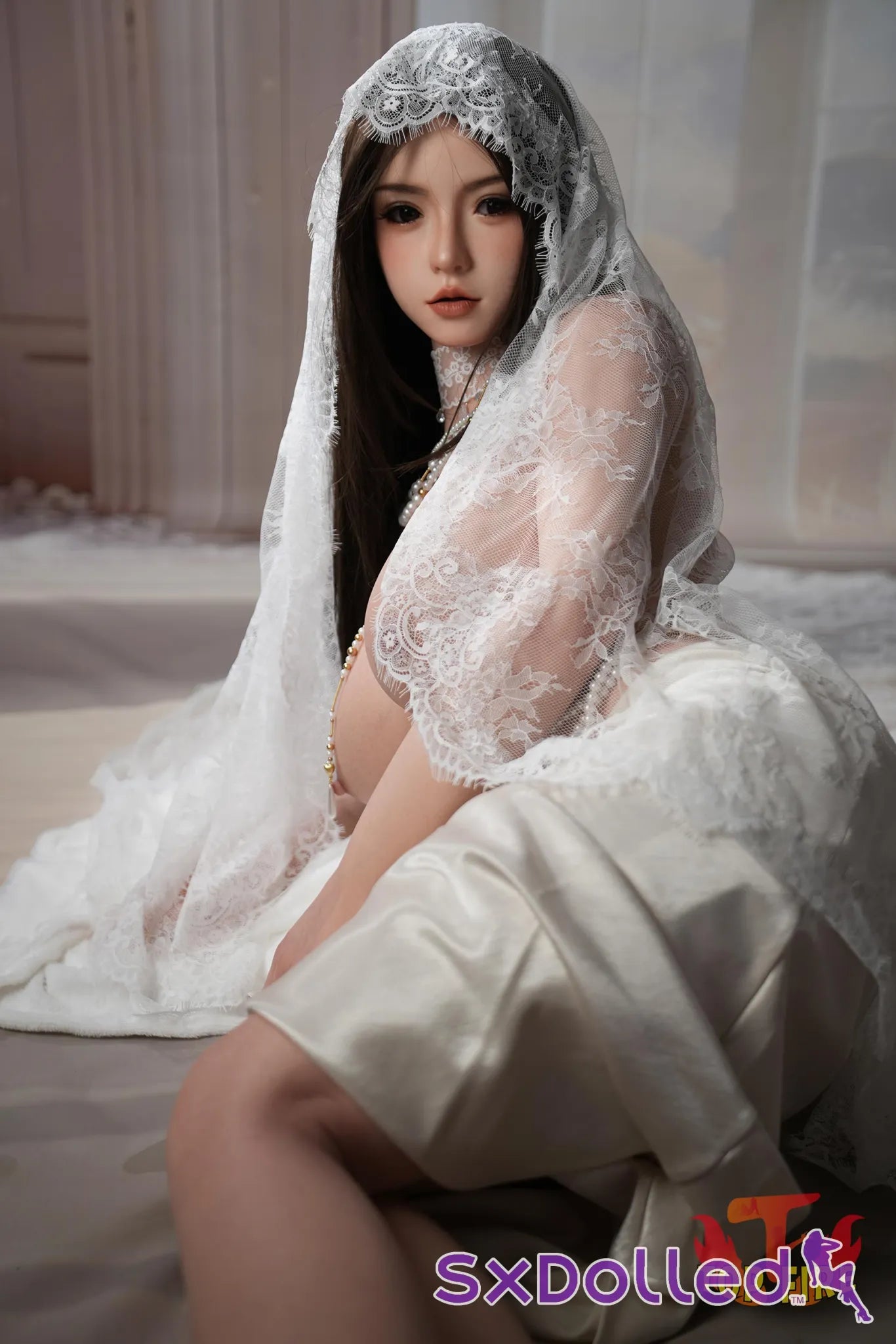 Grace C (I-Cup) (162cm) | Curvy Asian Bride Sex Doll | Top Fire Doll I-Cup / 162cm / Brunette Sex Doll