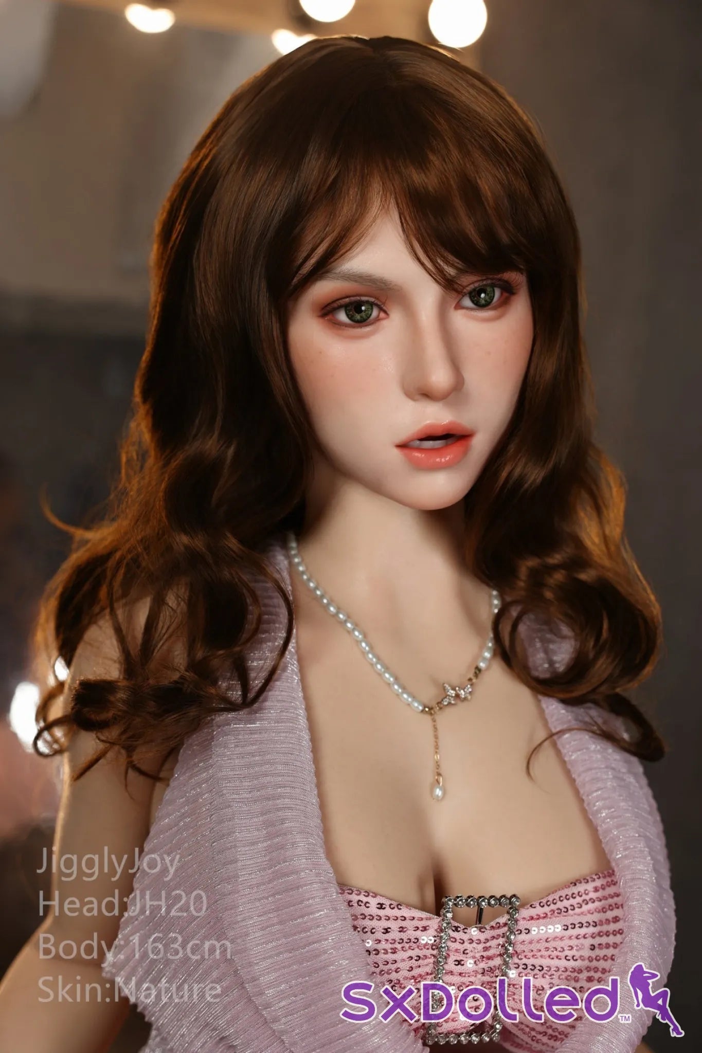 Grace D (E-Cup) (163cm) | Brunette Caucasian Sex Doll | JigglyJoy E-Cup / 163cm / Brunette Sex Doll