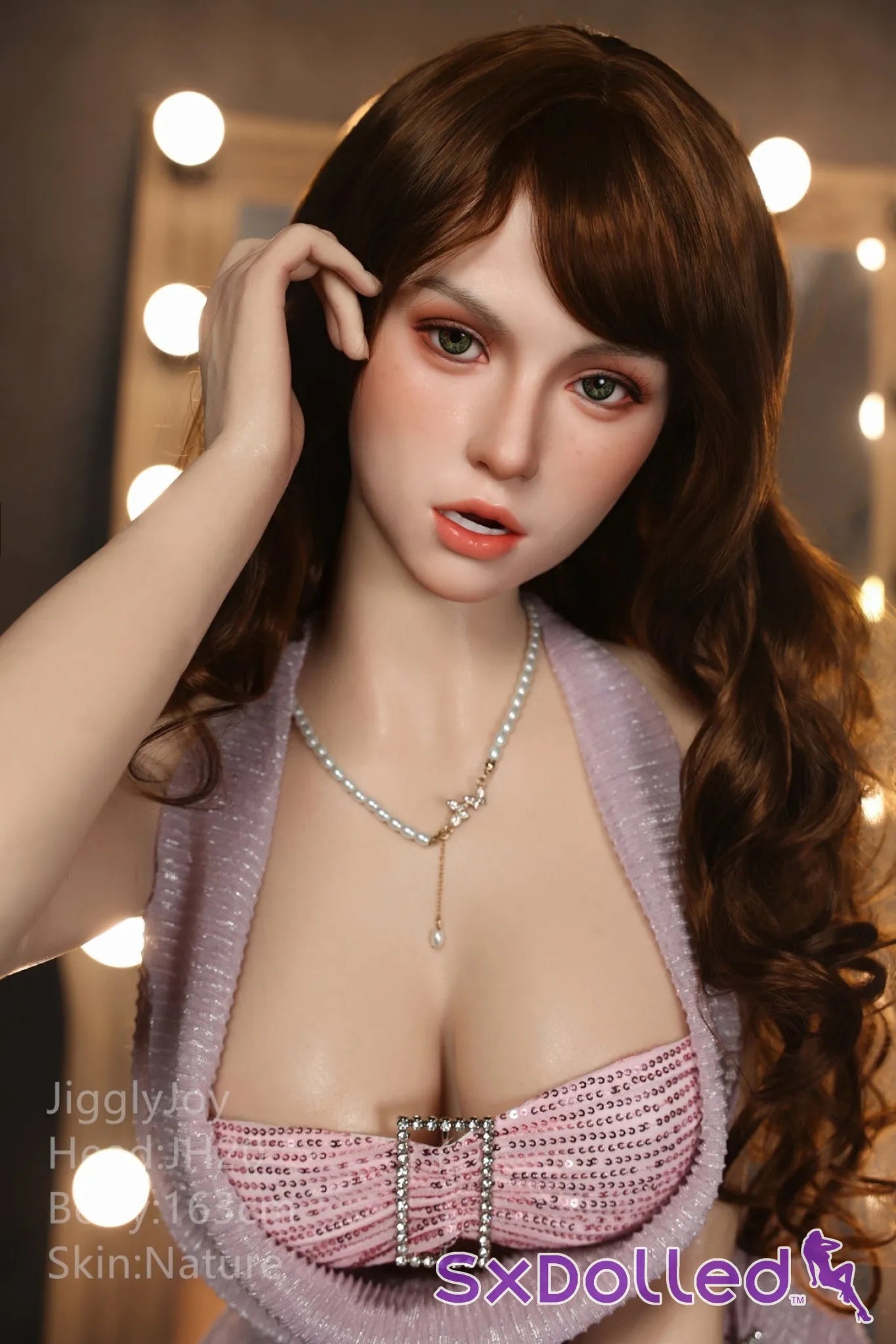 Grace D (E-Cup) (163cm) | Brunette Caucasian Sex Doll | JigglyJoy E-Cup / 163cm / Brunette Sex Doll