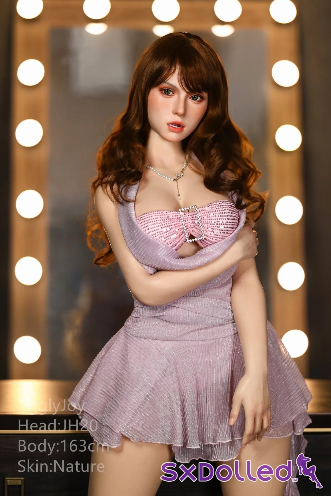 Grace D (E-Cup) (163cm) | Brunette Caucasian Sex Doll | JigglyJoy E-Cup / 163cm / Brunette Sex Doll