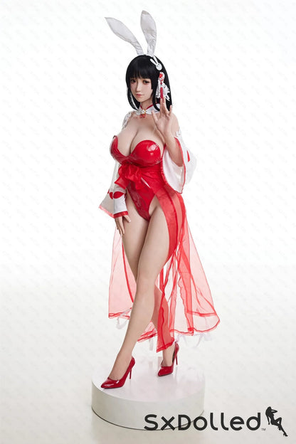 GuShiZhu A (M-Cup) (157cm) | Asian Bunny Cosplay Sex Doll | AITIA M-Cup / 157cm / Black Sex Doll
