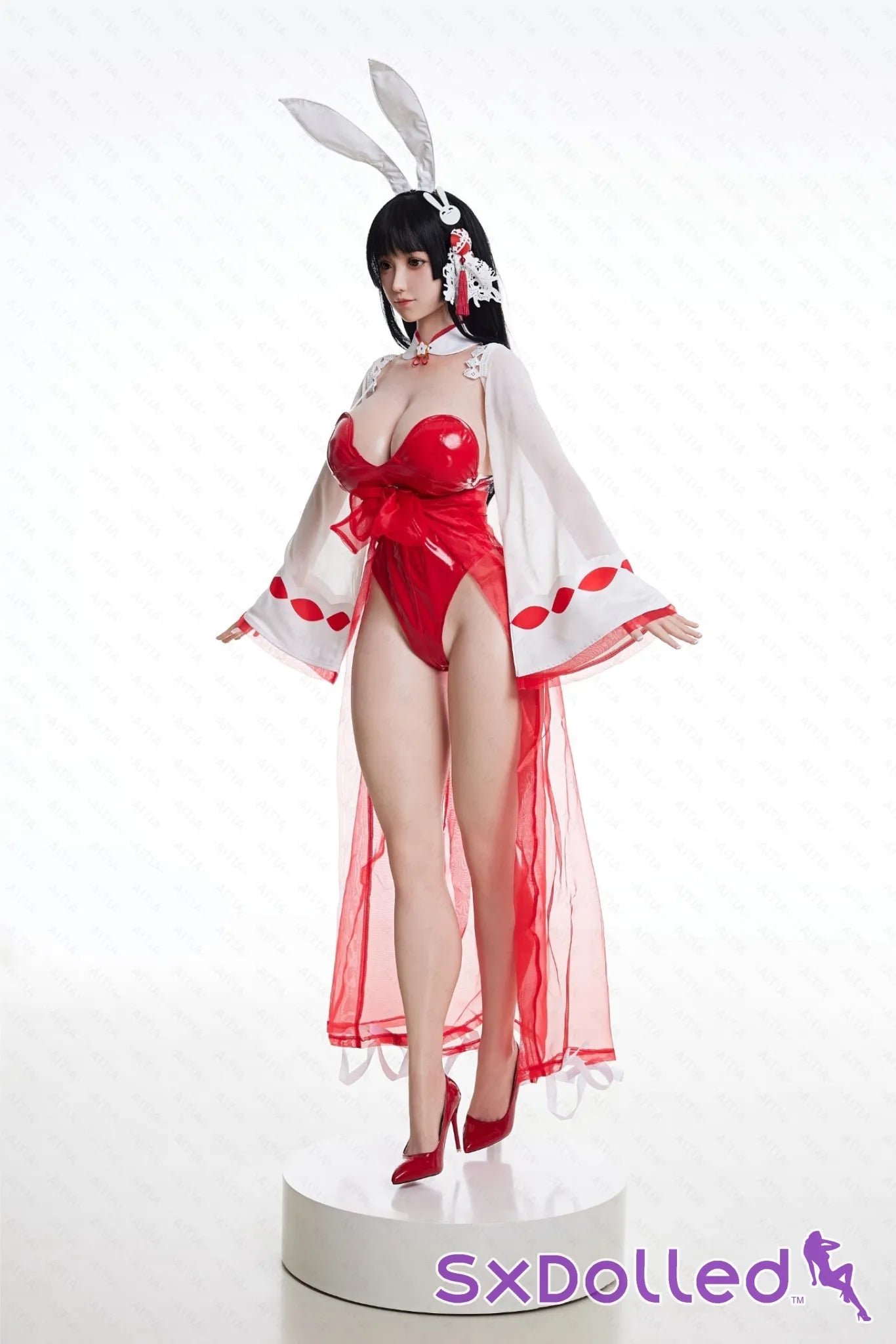 GuShiZhu A (M-Cup) (157cm) | Asian Bunny Cosplay Sex Doll | AITIA M-Cup / 157cm / Black Sex Doll