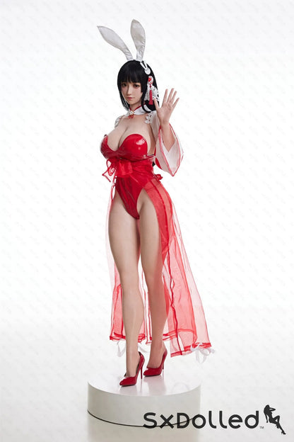 GuShiZhu A (M-Cup) (157cm) | Asian Bunny Cosplay Sex Doll | AITIA M-Cup / 157cm / Black Sex Doll