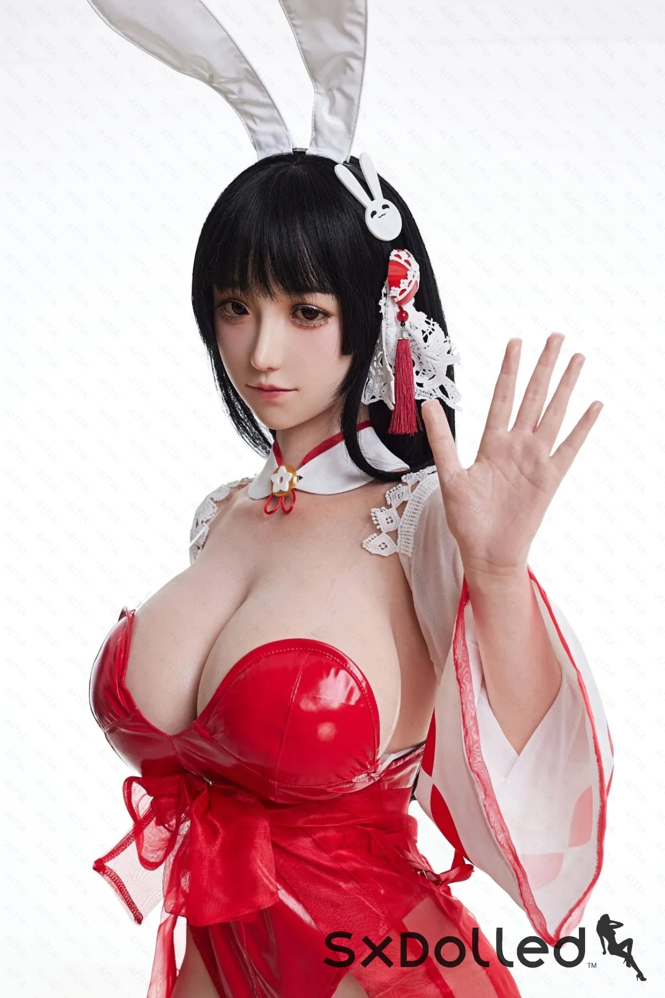 GuShiZhu A (M-Cup) (157cm) | Asian Bunny Cosplay Sex Doll | AITIA M-Cup / 157cm / Black Sex Doll
