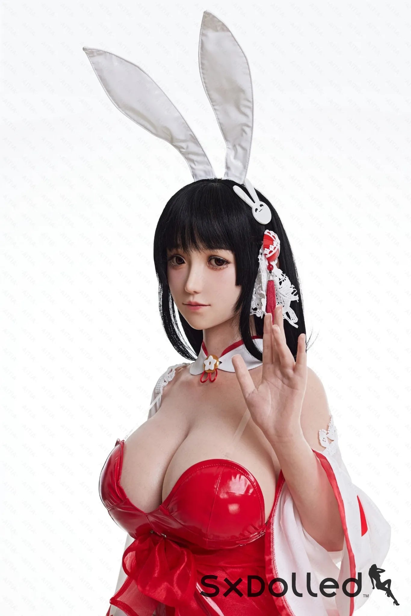 GuShiZhu A (M-Cup) (157cm) | Asian Bunny Cosplay Sex Doll | AITIA M-Cup / 157cm / Black Sex Doll