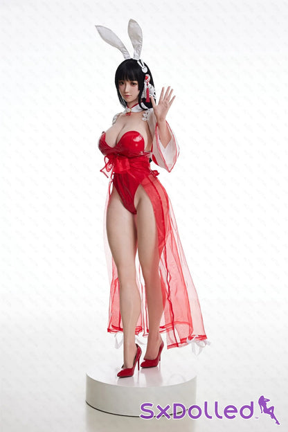 GuShiZhu A (M-Cup) (157cm) | Asian Bunny Cosplay Sex Doll | AITIA M-Cup / 157cm / Black Sex Doll