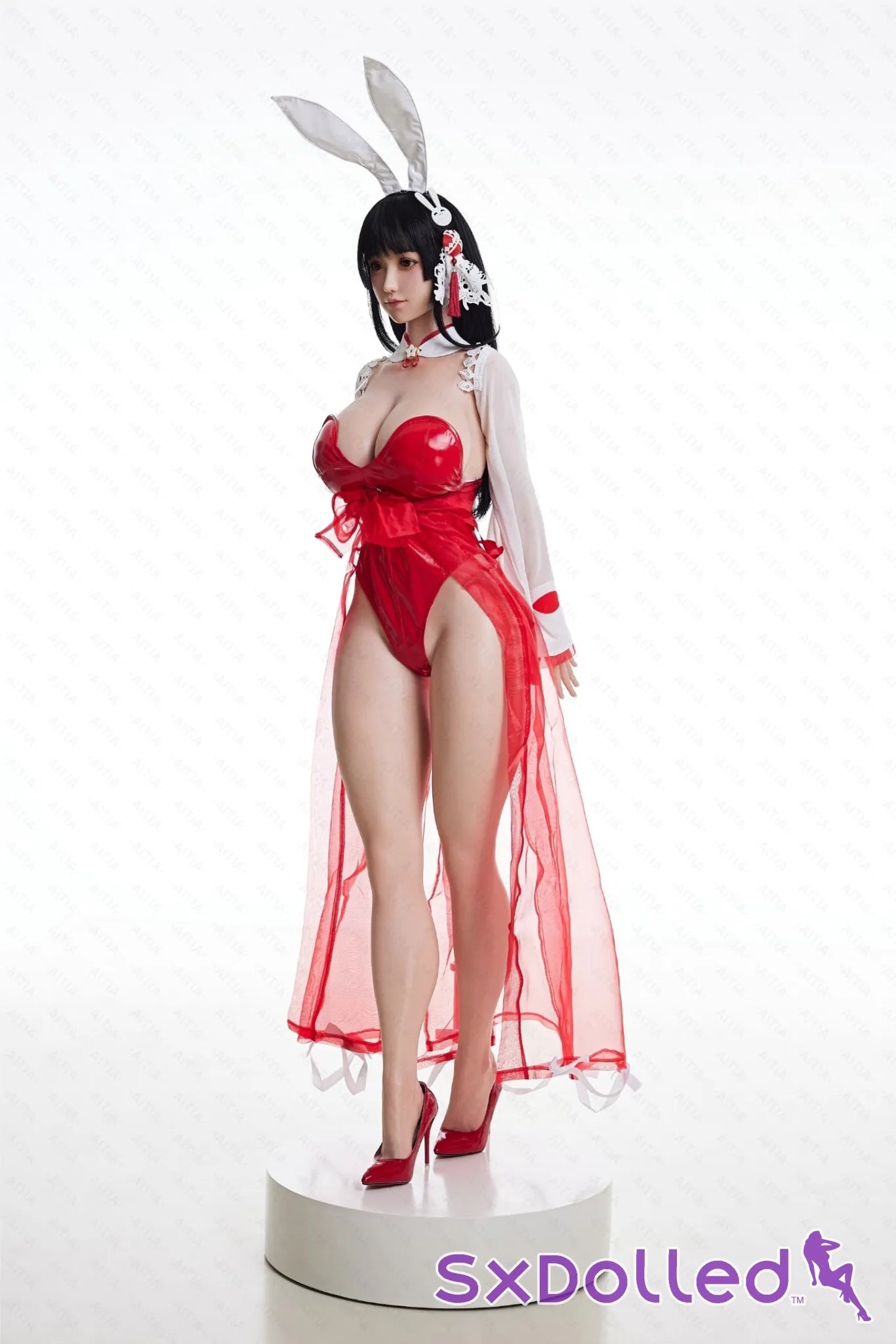 GuShiZhu A (M-Cup) (157cm) | Asian Bunny Cosplay Sex Doll | AITIA M-Cup / 157cm / Black Sex Doll