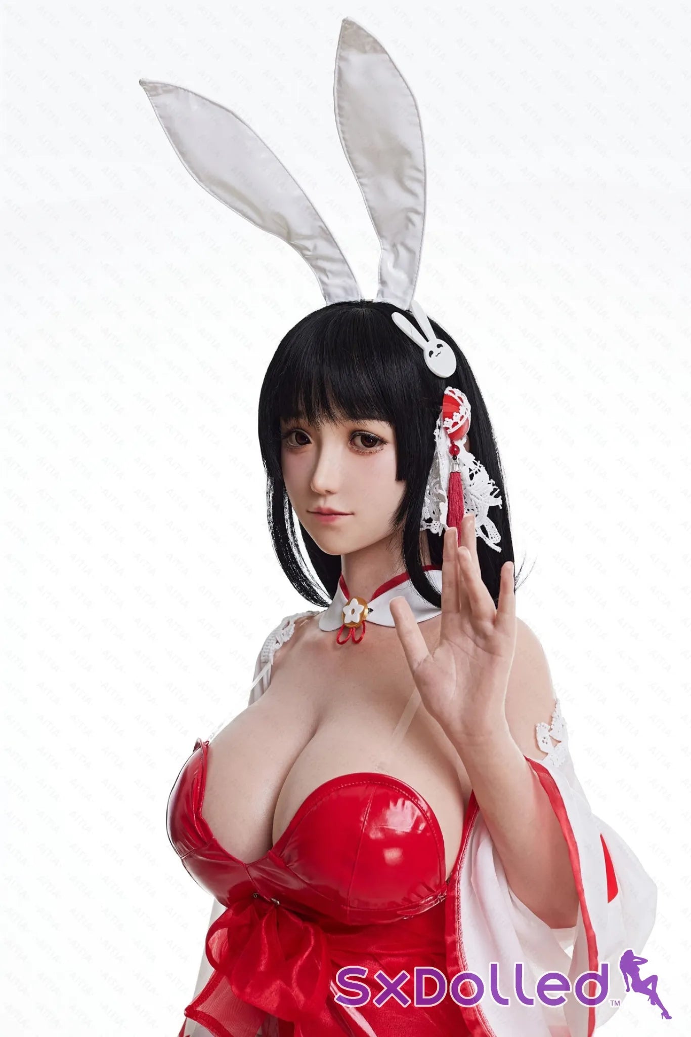GuShiZhu A (M-Cup) (157cm) | Asian Bunny Cosplay Sex Doll | AITIA M-Cup / 157cm / Black Sex Doll