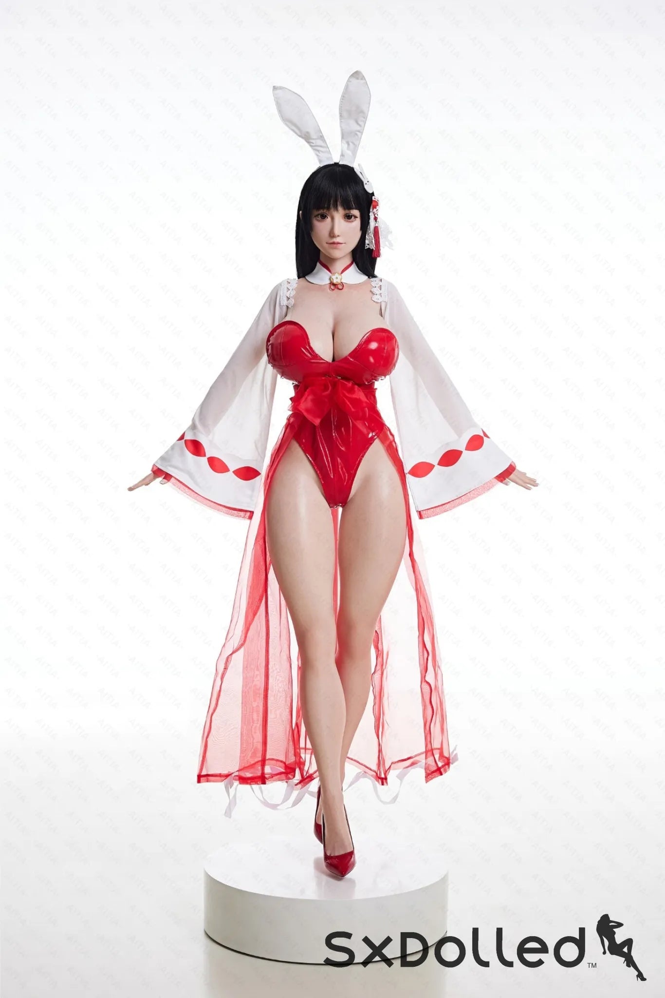 GuShiZhu A (M-Cup) (157cm) | Asian Bunny Cosplay Sex Doll | AITIA M-Cup / 157cm / Black Sex Doll