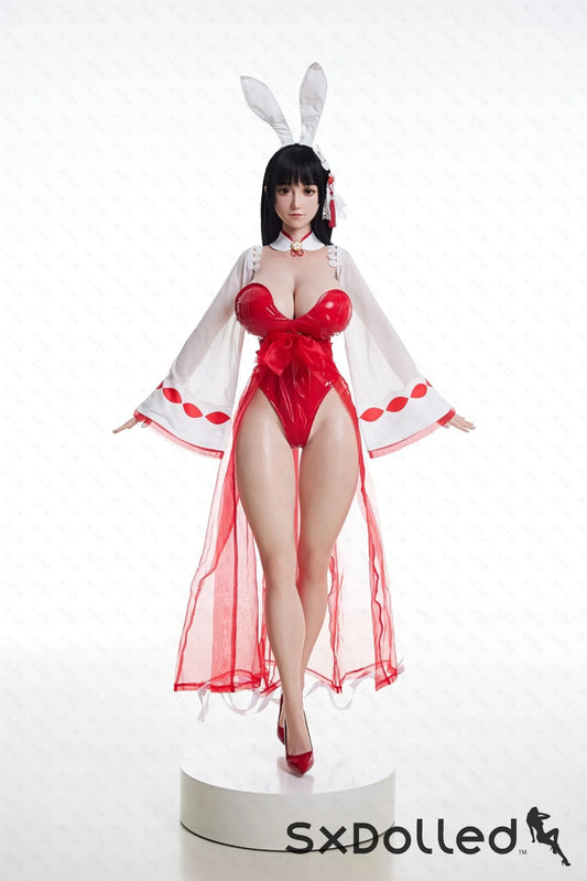 GuShiZhu A (M-Cup) (157cm) | Asian Bunny Cosplay Sex Doll | AITIA M-Cup / 157cm / Black Sex Doll