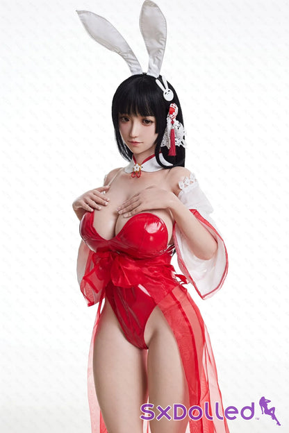 GuShiZhu A (M-Cup) (157cm) | Asian Bunny Cosplay Sex Doll | AITIA M-Cup / 157cm / Black Sex Doll
