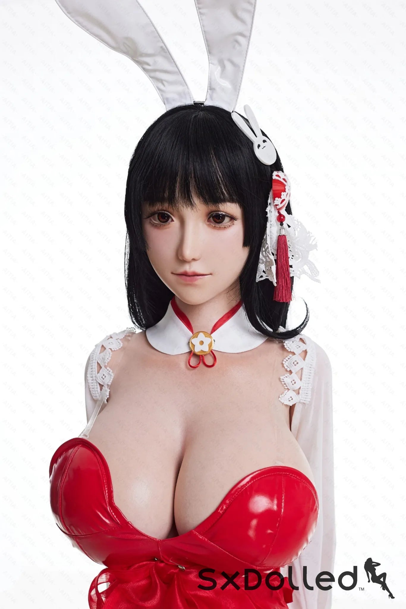 GuShiZhu A (M-Cup) (157cm) | Asian Bunny Cosplay Sex Doll | AITIA M-Cup / 157cm / Black Sex Doll