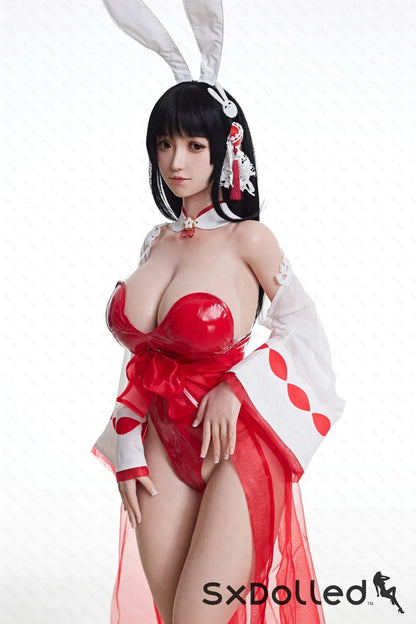 GuShiZhu A (M-Cup) (157cm) | Asian Bunny Cosplay Sex Doll | AITIA M-Cup / 157cm / Black Sex Doll