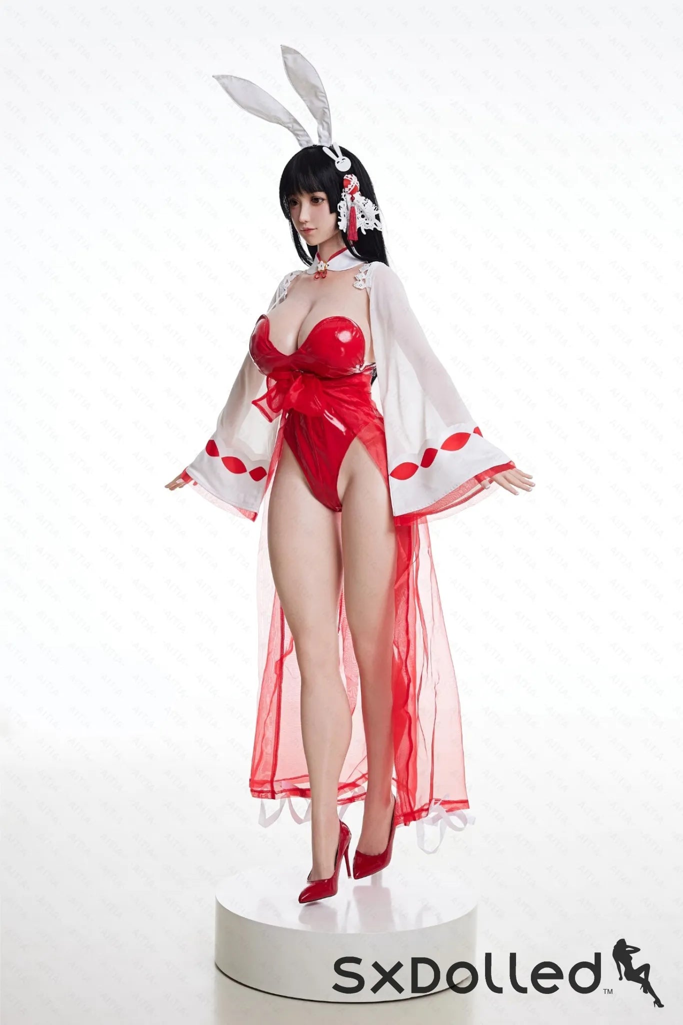 GuShiZhu A (M-Cup) (157cm) | Asian Bunny Cosplay Sex Doll | AITIA M-Cup / 157cm / Black Sex Doll