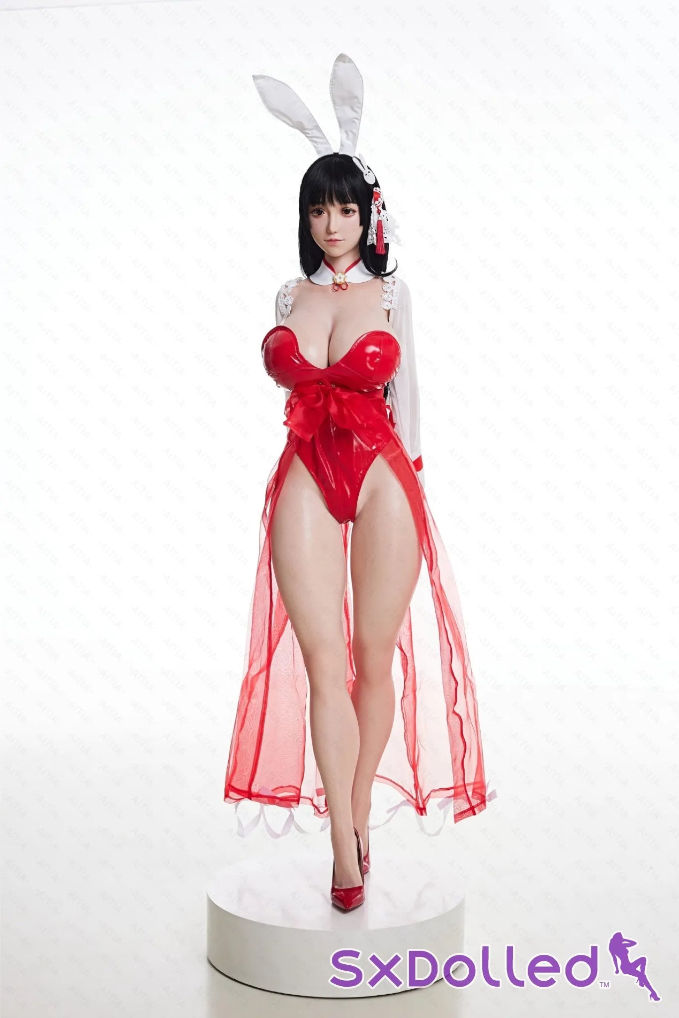 GuShiZhu A (M-Cup) (157cm) | Asian Bunny Cosplay Sex Doll | AITIA M-Cup / 157cm / Black Sex Doll
