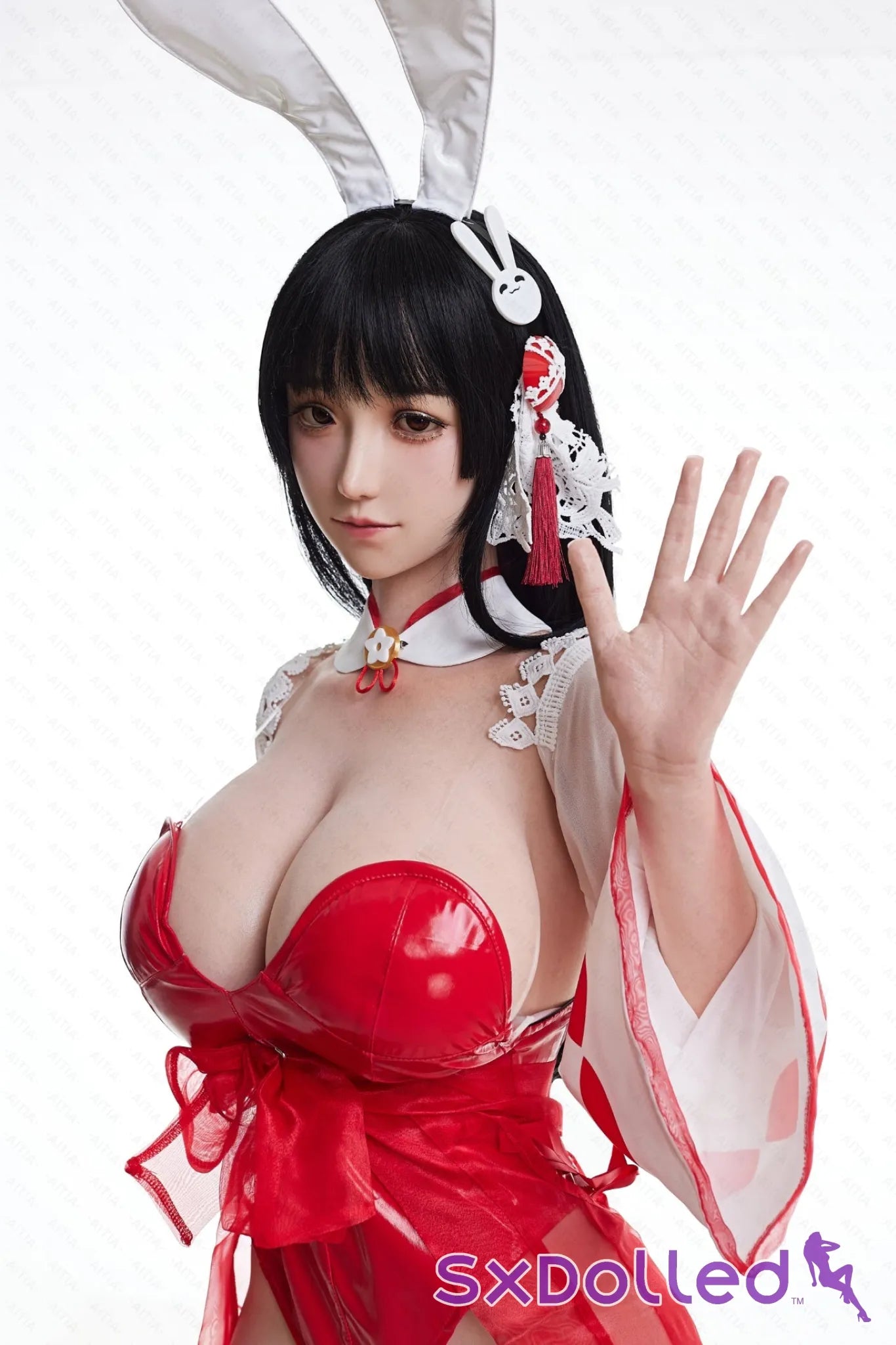 GuShiZhu A (M-Cup) (157cm) | Asian Bunny Cosplay Sex Doll | AITIA M-Cup / 157cm / Black Sex Doll