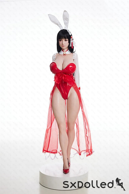 GuShiZhu A (M-Cup) (157cm) | Asian Bunny Cosplay Sex Doll | AITIA M-Cup / 157cm / Black Sex Doll