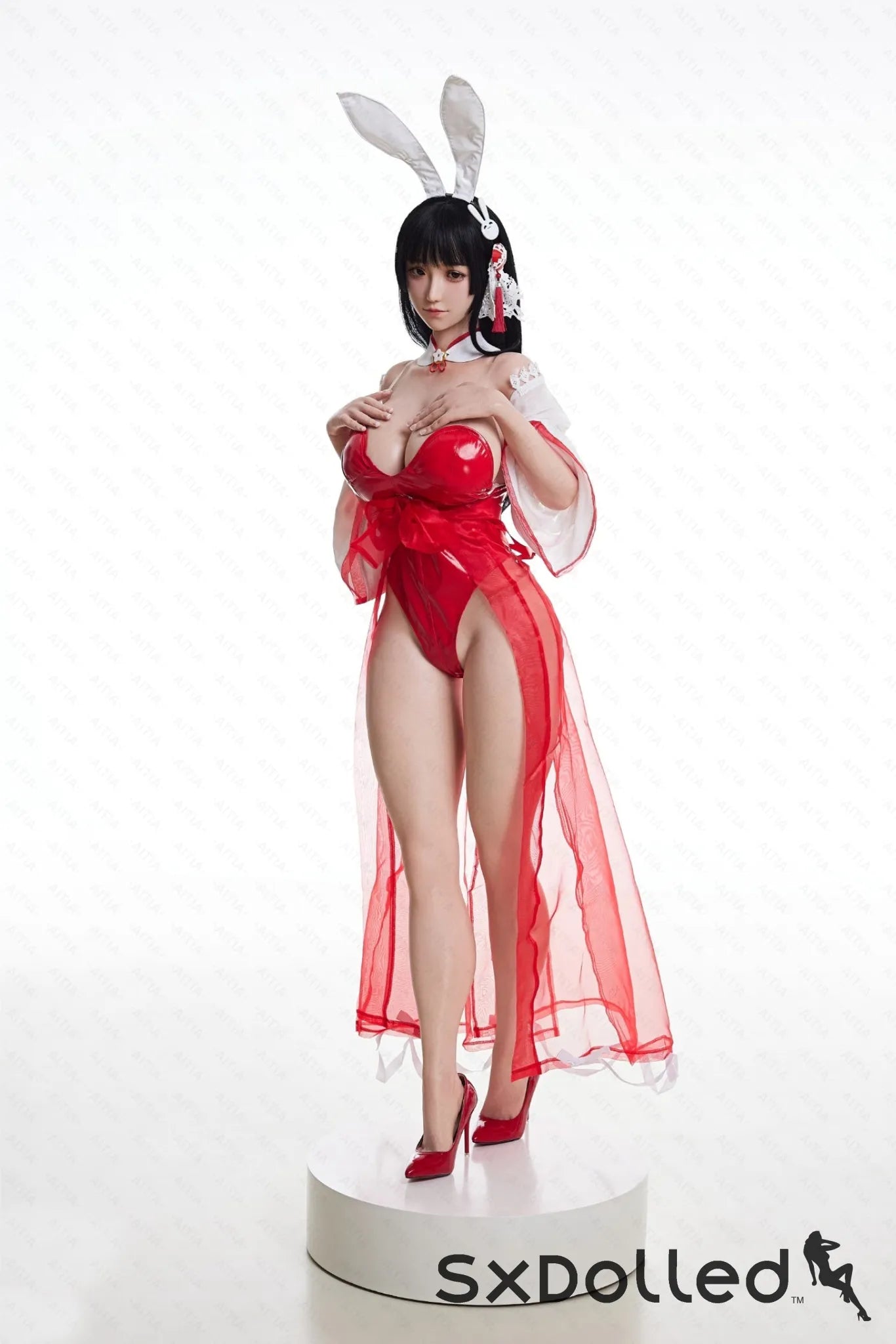 GuShiZhu A (M-Cup) (157cm) | Asian Bunny Cosplay Sex Doll | AITIA M-Cup / 157cm / Black Sex Doll