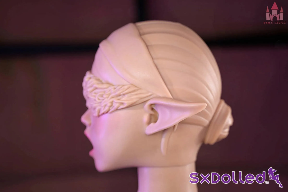 Gwen A (B-Cup) (158cm) | Mystical Blindfold Elf Sex Doll | Dolls Castle - B-Cup / 158cm / Blue - Sex Doll