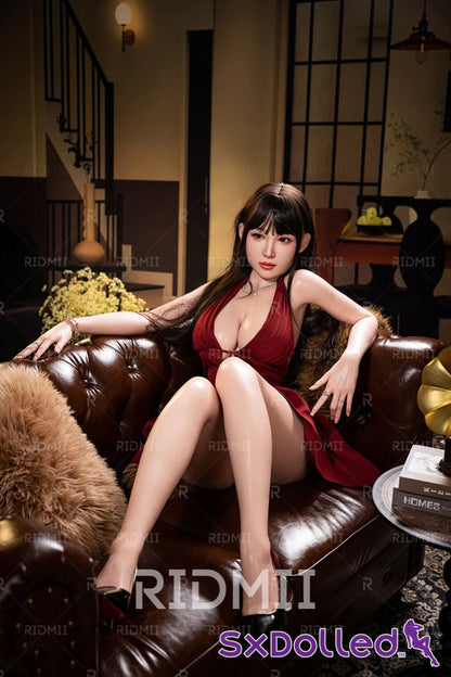 Hain (E-Cup) (163cm) | Silicone Asian Robot AI Sex Doll | RIDMII Doll E-Cup / 163cm / Brunette Sex Doll