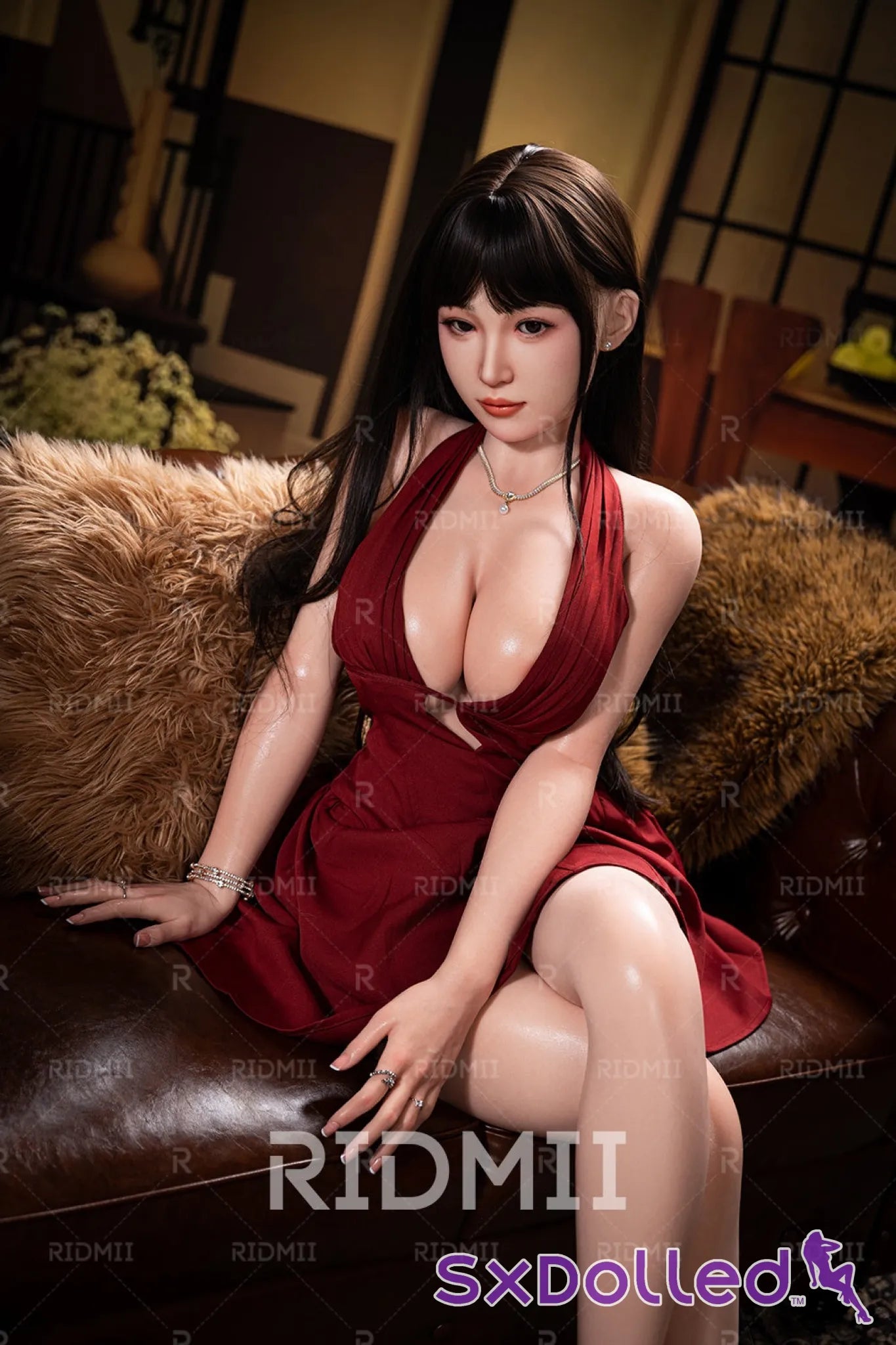 Hain (E-Cup) (163cm) | Silicone Asian Robot AI Sex Doll | RIDMII Doll E-Cup / 163cm / Brunette Sex Doll