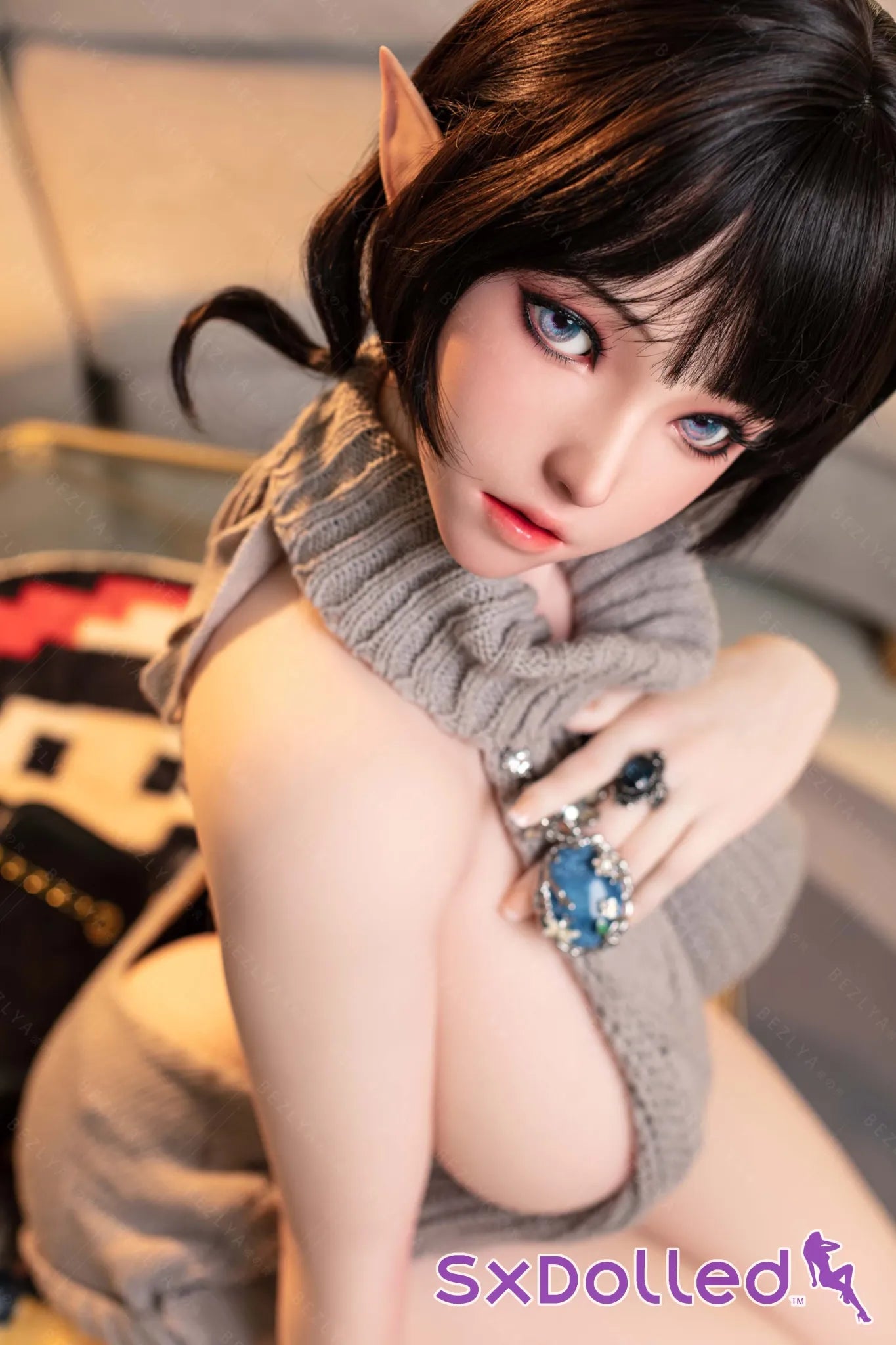 Halindra (I-Cup) (155cm) | Sex Doll I-Cup / 155cm / Brunette Sex Doll