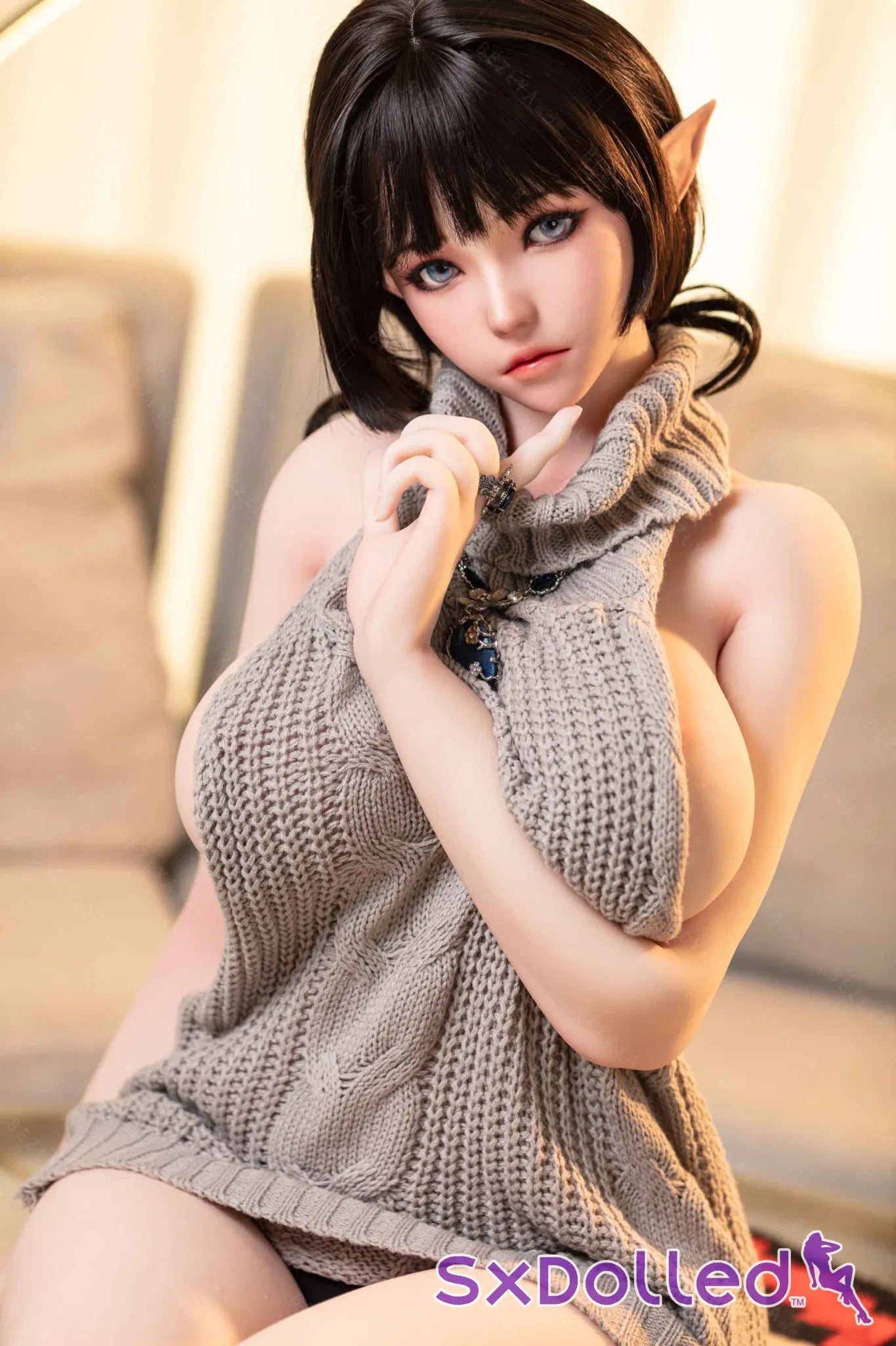 Halindra (I-Cup) (155cm) | Sex Doll I-Cup / 155cm / Brunette Sex Doll