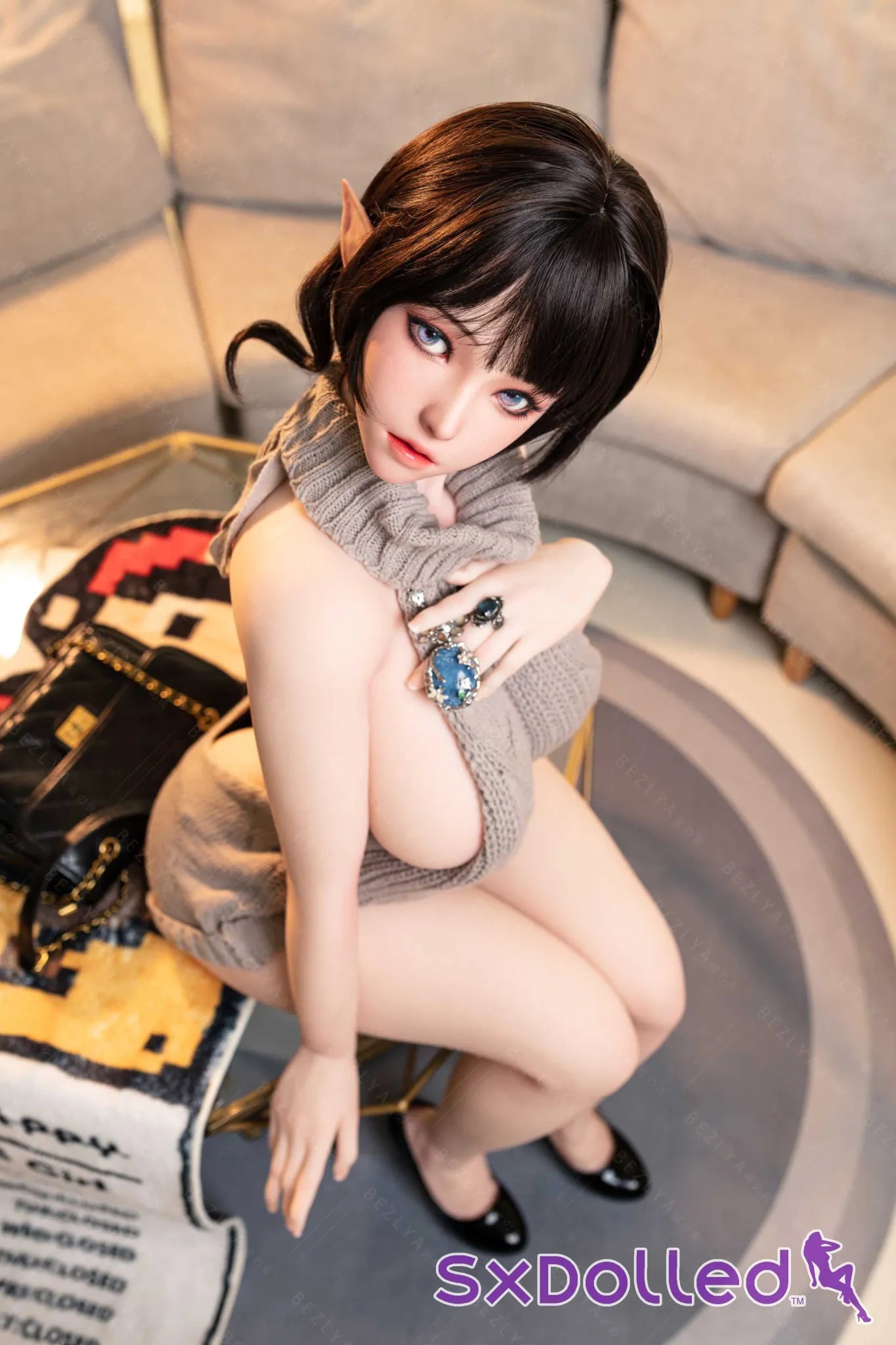 Halindra (I-Cup) (155cm) | Sex Doll I-Cup / 155cm / Brunette Sex Doll