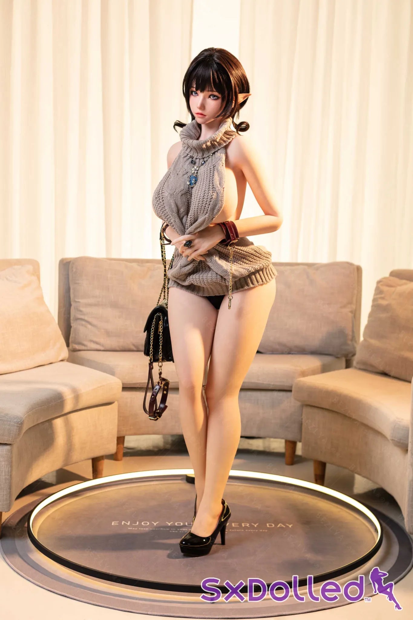 Halindra (I-Cup) (155cm) | Sex Doll I-Cup / 155cm / Brunette Sex Doll