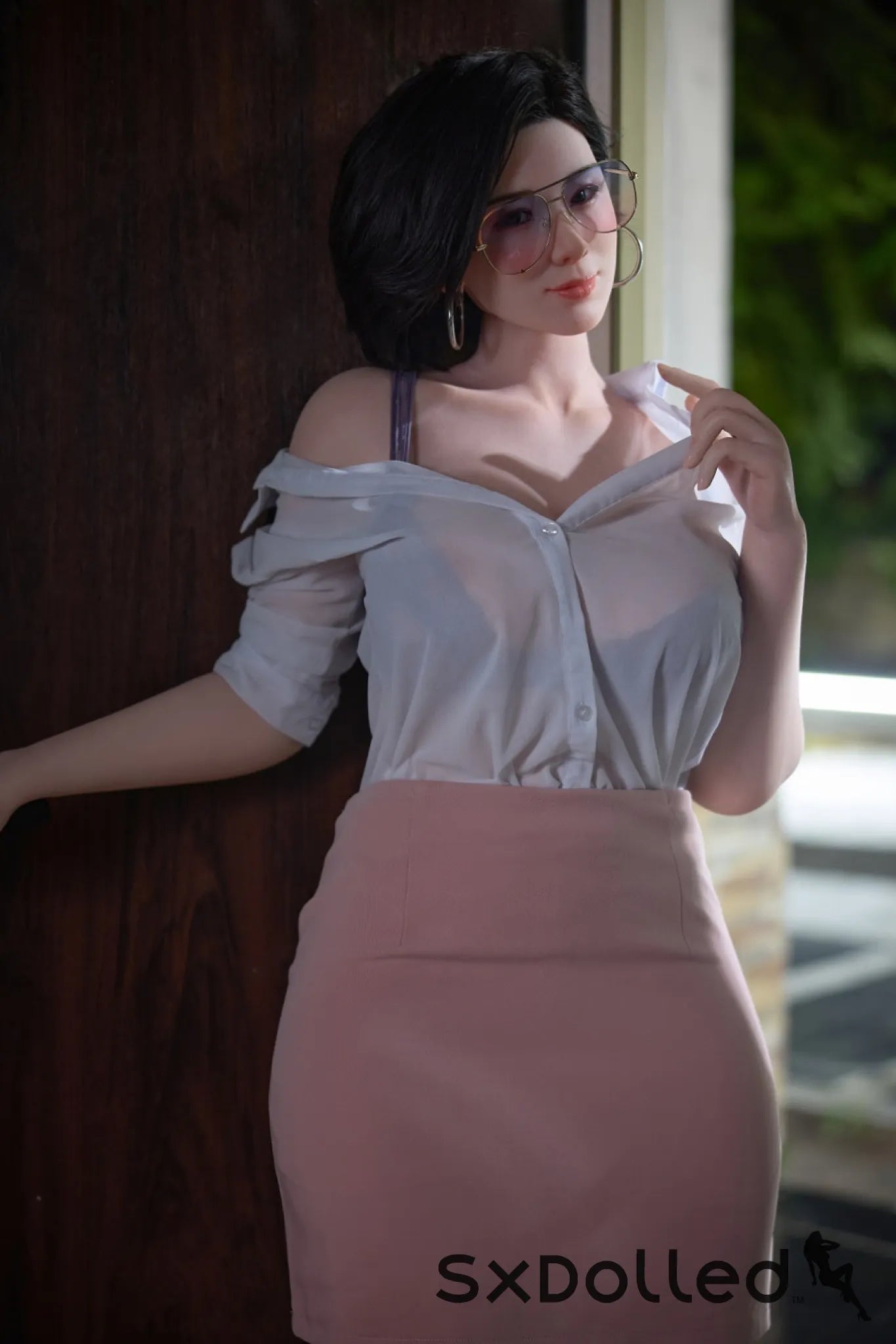 Hao B (G-Cup) (165cm) | Asian Short Hair Pear Sex Doll | Starpery G-Cup / 165cm / Black Sex Doll