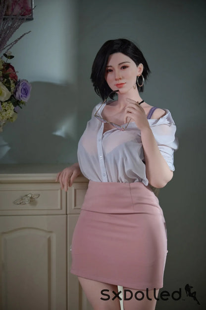 Hao B (G-Cup) (165cm) | Asian Short Hair Pear Sex Doll | Starpery G-Cup / 165cm / Black Sex Doll
