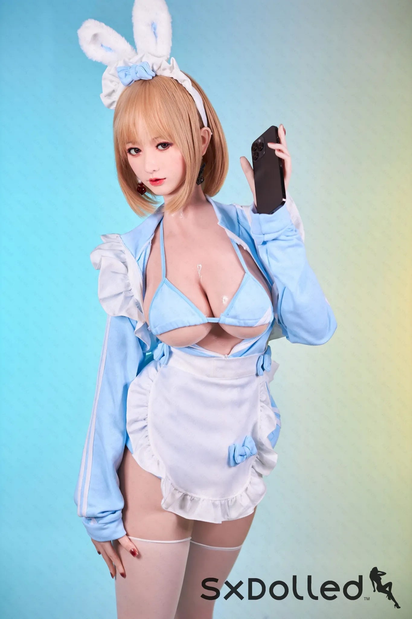 Haruko (K-Cup) (155cm) | Blonde Asian Bunny Cosplay Sex Doll | AITIA K-Cup / 155cm / Blonde Sex Doll