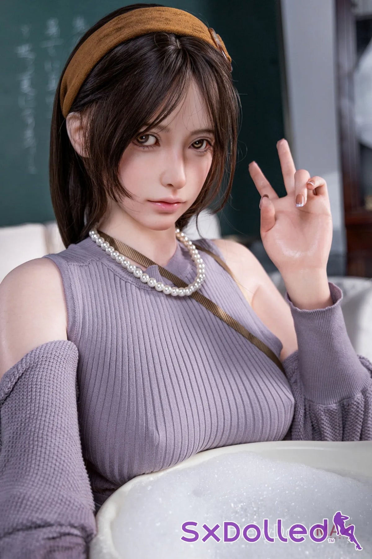 Haruko Pearl A (D-Cup) (165cm) | Bold Seductive Racing Sex Doll | Firefly Doll - D-Cup / 165cm / Black - Sex Doll