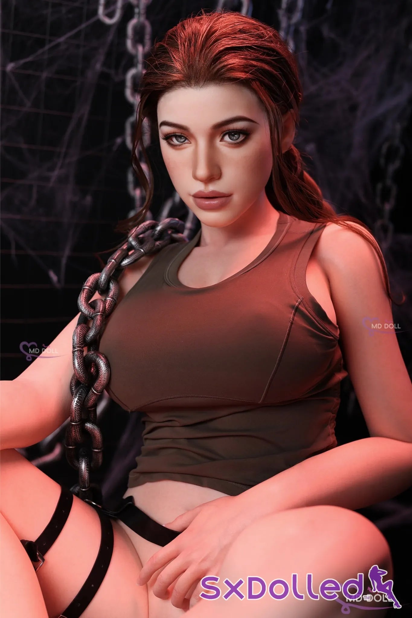 Hazel B (F-Cup) (166cm) | Active Gym Girl Sex Doll | MD Doll - F-Cup / 166cm / Brunette - Sex Doll