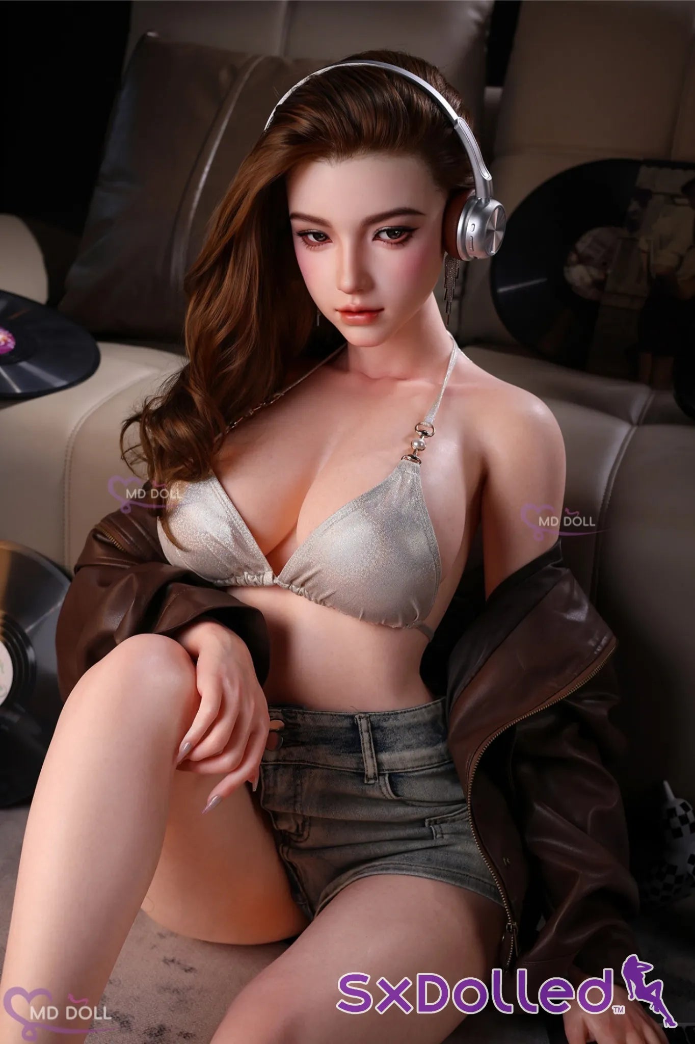 Heather A (F-Cup) (166cm) | Hot European Guitarist Sex Doll | MD Doll F-Cup / 166cm / Brunette Sex Doll