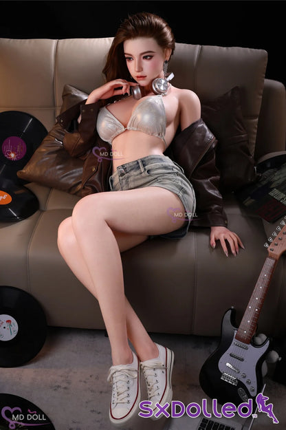 Heather A (F-Cup) (166cm) | Hot European Guitarist Sex Doll | MD Doll F-Cup / 166cm / Brunette Sex Doll