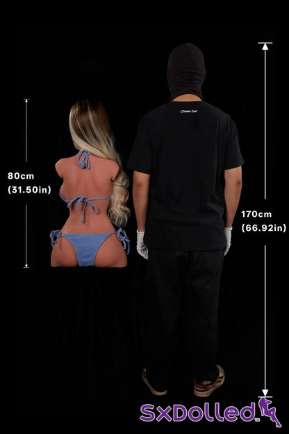 Hedia (E-Cup) (80cm) | Blonde Latino Sex Doll Torso | Climax Doll - E-Cup / 80cm / Ombre - Sex Torso
