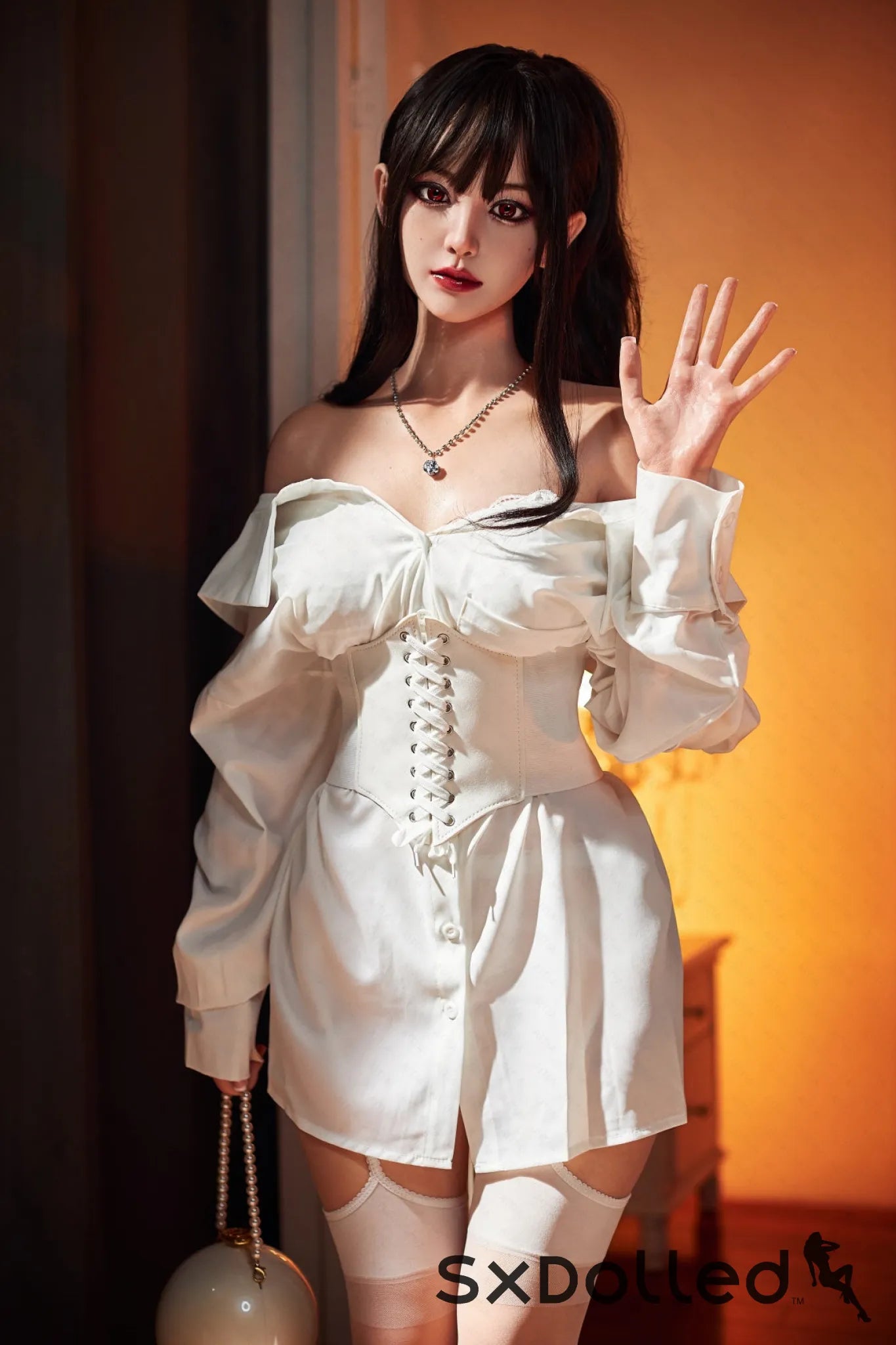 Hibiscus (G-Cup) (153cm) | Japanese Sex Doll with Moles | AITIA G-Cup / 153cm / Brunette Sex Doll