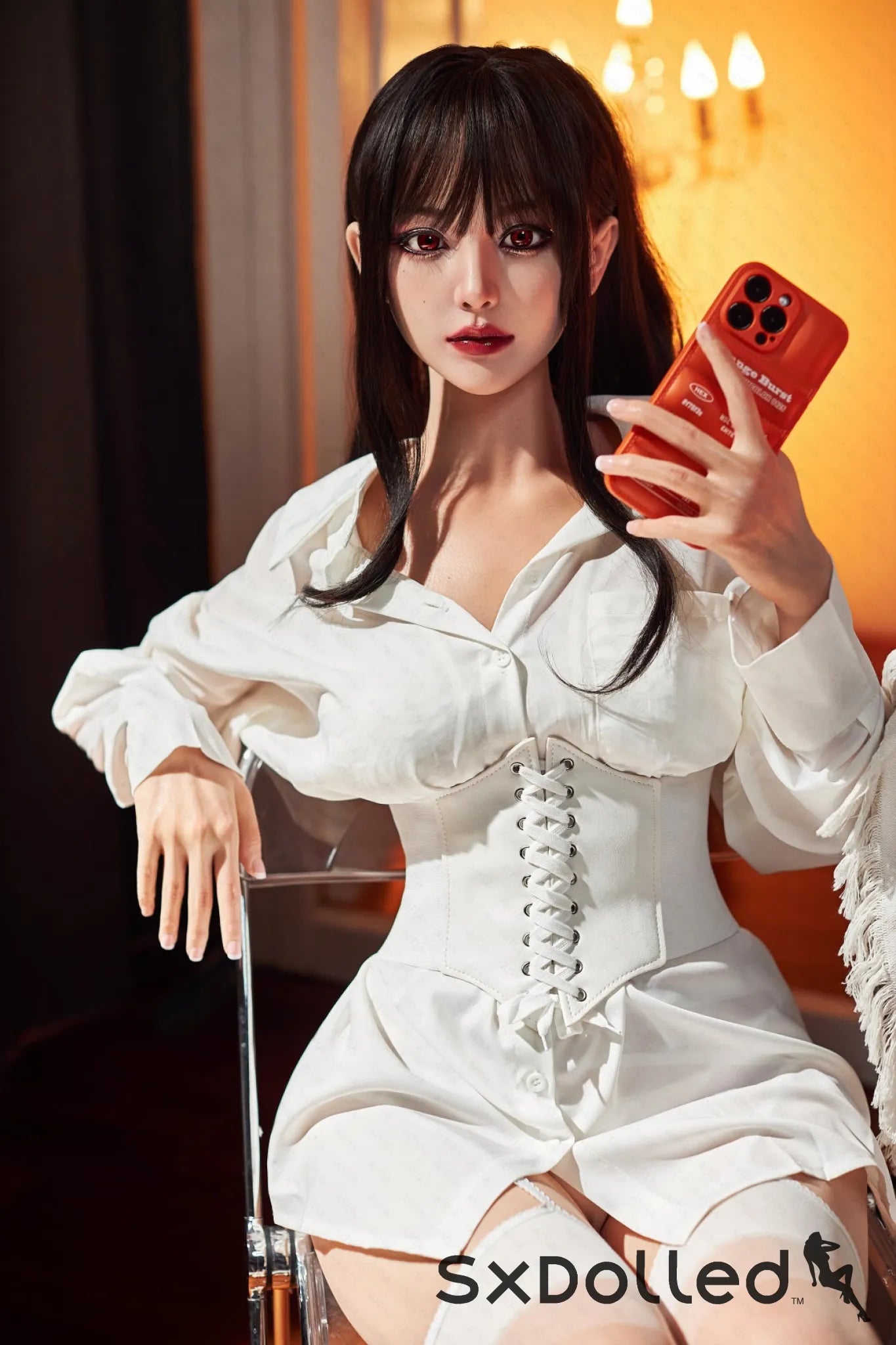 Hibiscus (G-Cup) (153cm) | Japanese Sex Doll with Moles | AITIA G-Cup / 153cm / Brunette Sex Doll