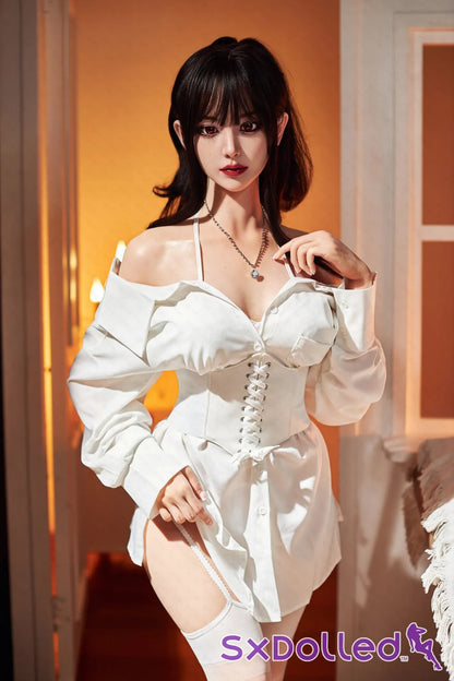 Hibiscus (G-Cup) (153cm) | Japanese Sex Doll with Moles | AITIA G-Cup / 153cm / Brunette Sex Doll