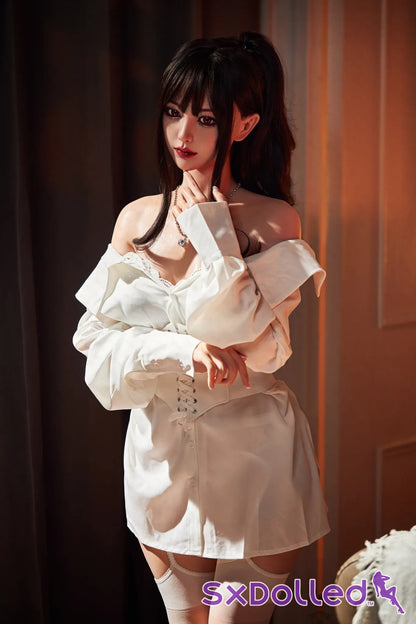 Hibiscus (G-Cup) (153cm) | Japanese Sex Doll with Moles | AITIA G-Cup / 153cm / Brunette Sex Doll