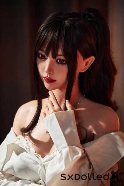 Hibiscus (G-Cup) (153cm) | Japanese Sex Doll with Moles | AITIA G-Cup / 153cm / Brunette Sex Doll