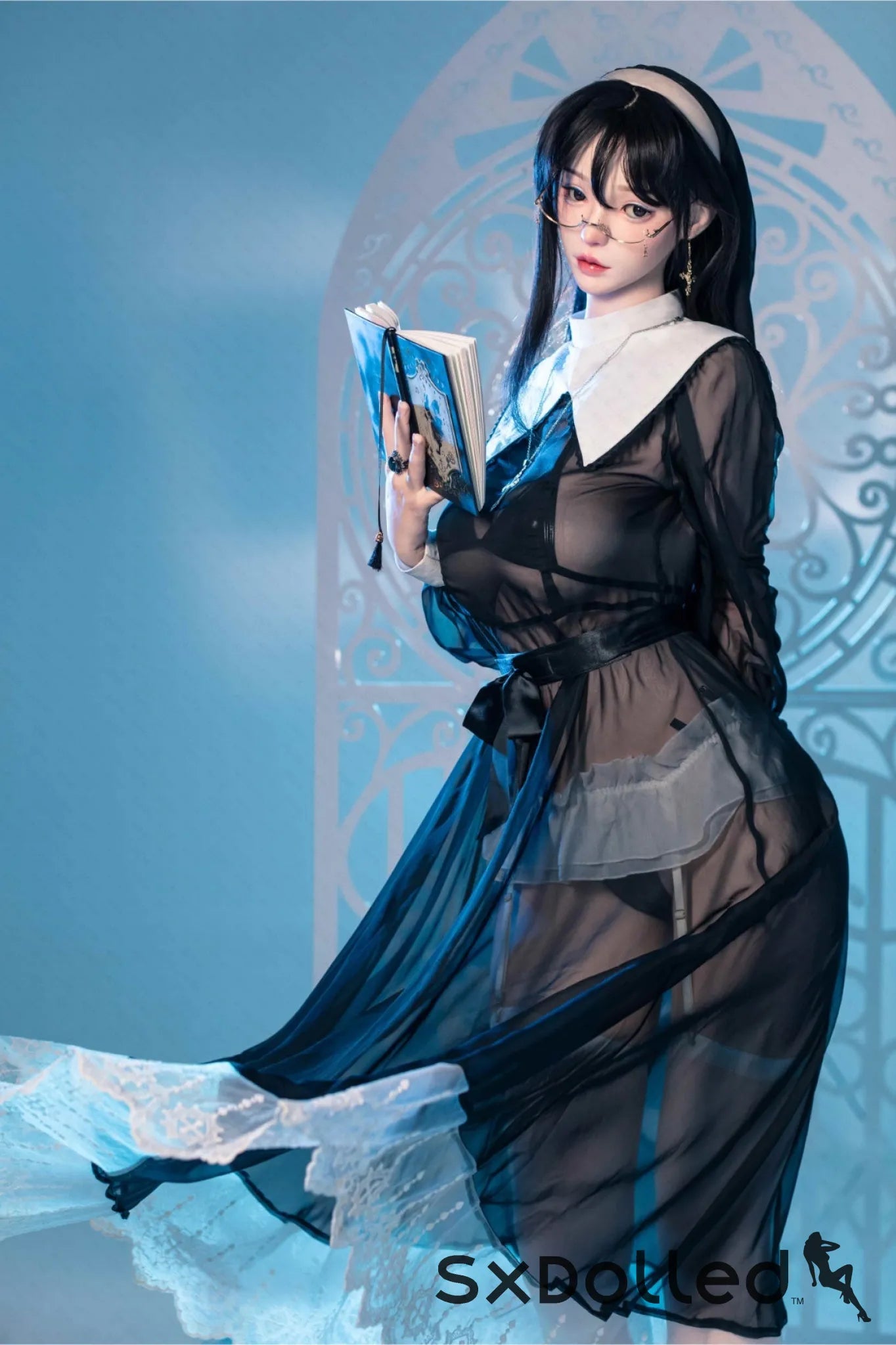 Hinari (H-Cup) (168cm) | Pear Cosplay Japanese Nun Sex Doll | AITIA H-Cup / 168cm / Black Sex Doll